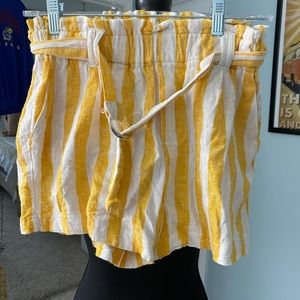 Yellow shorts